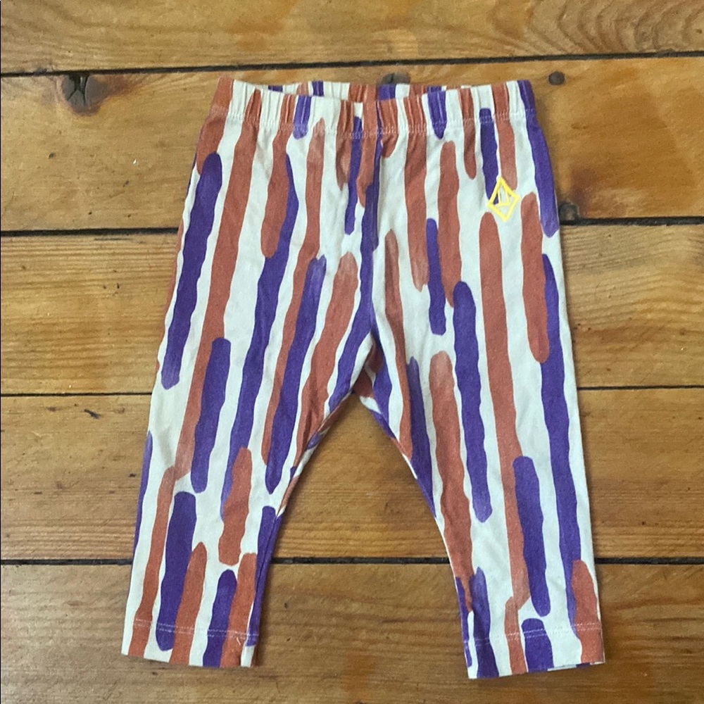 The Animals Observatory Striped Baby Leggings - size 6 months (68cm)